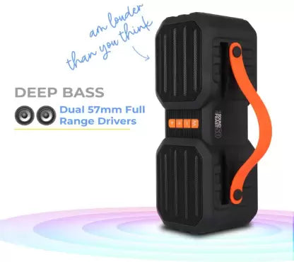 ZEBRONICS Sound Feast 50 14 W Bluetooth Speaker (Black, Orange, Mono Channel) ZEBRONICS Sound Feast 50 14 W Bluetooth Speaker (Black, Orange, Mono Channel)